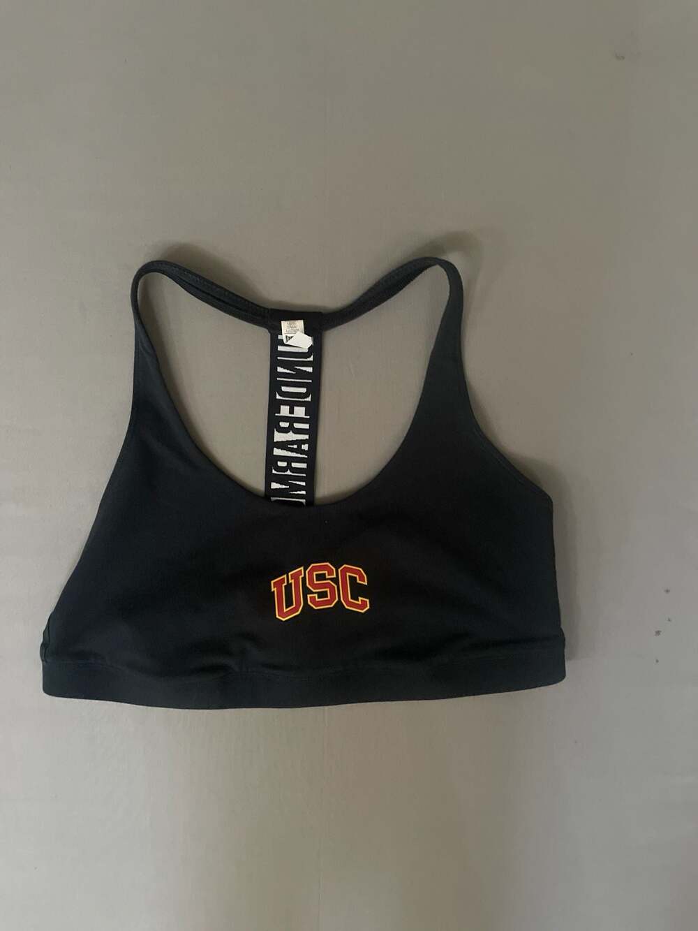 Under Armour USC Trojans HeatGear Racerback Sports Bra